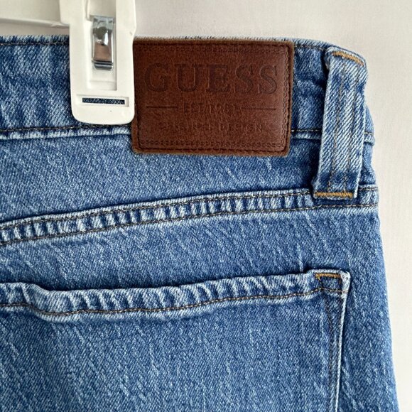 Guess – Tapered Straight Mid-Blue Jeans Men's W36 L32 - Picture 7 of 12